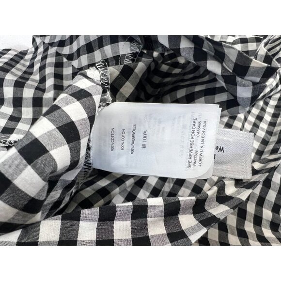 Madewell Women's Black & White Plaid Dress - Picture 4 of 6